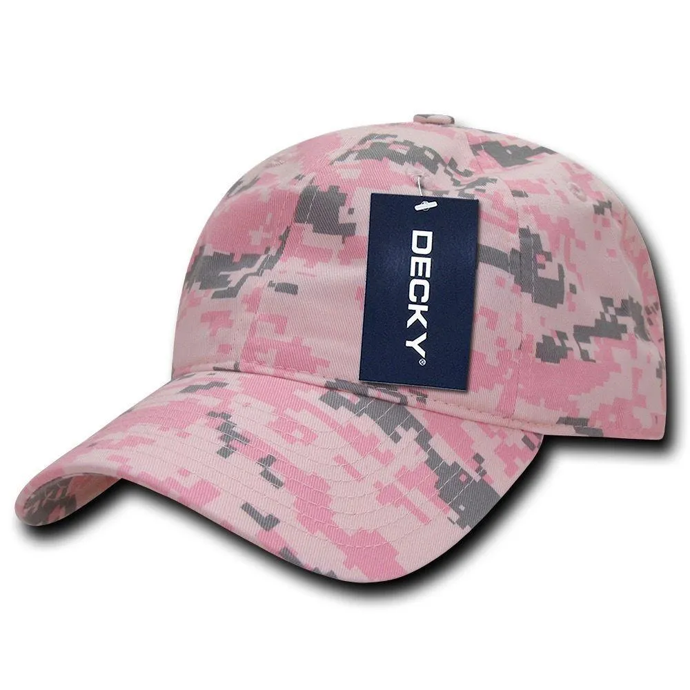 1 Dozen Decky Relaxed Cotton Camo Low Crown Dad Caps Hats Caps Wholesale