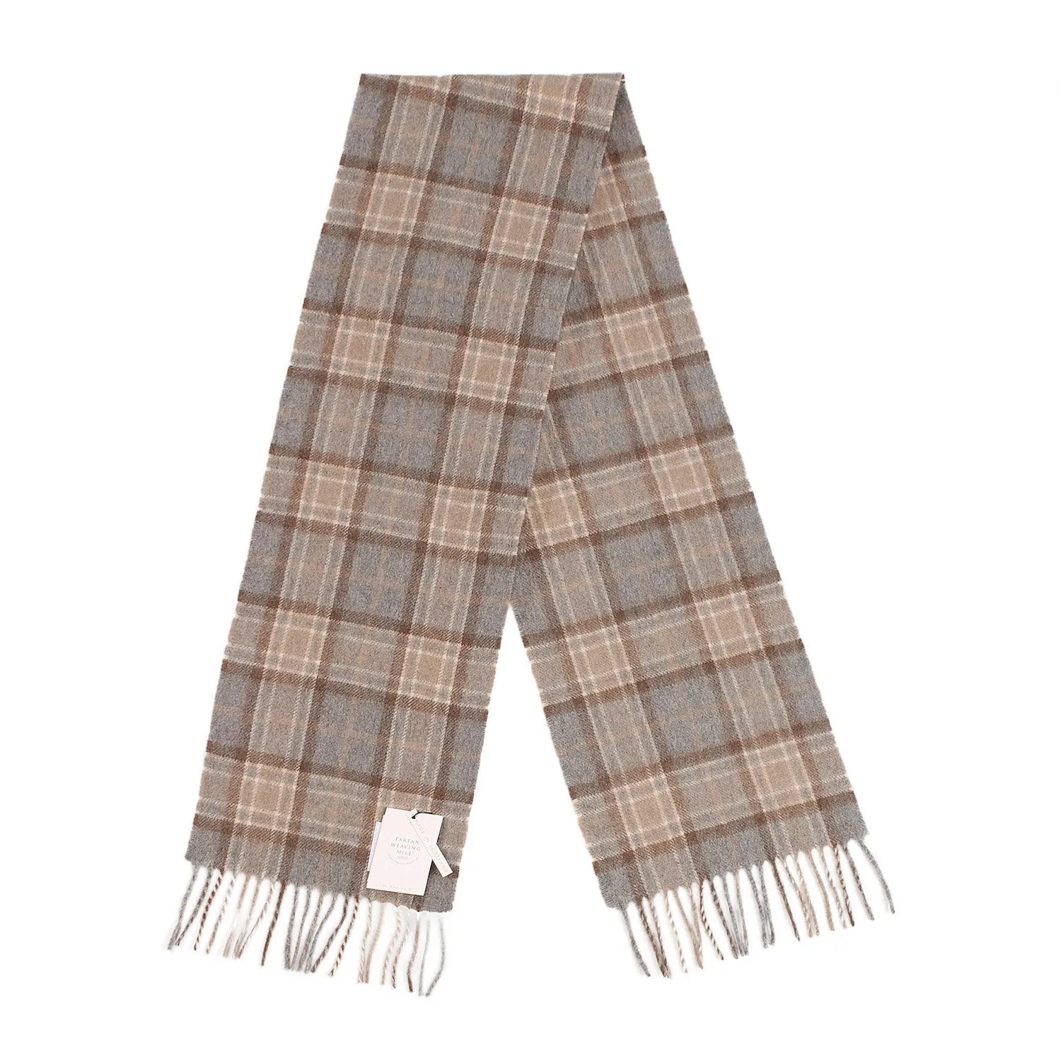 100% Cashmere Scarf Made In Scotland Mackellar