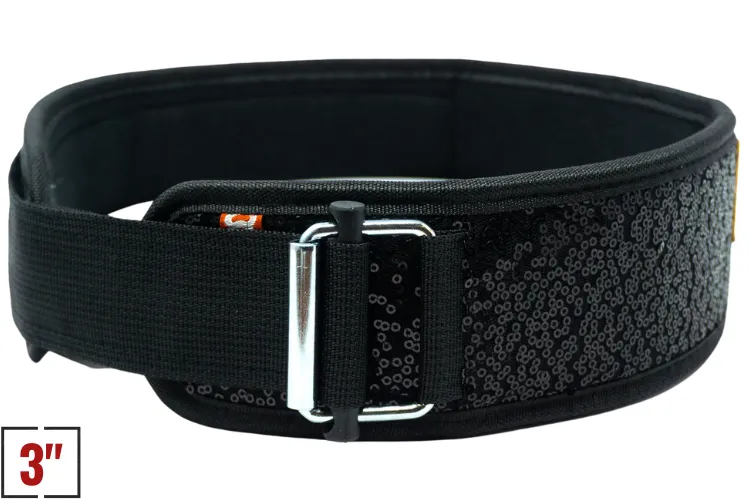 2POOD 3" Petite Black Magic Weightlifting Belt