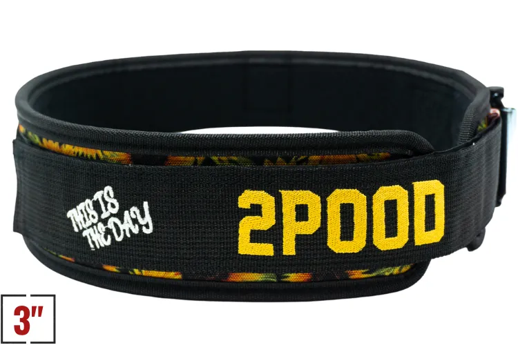 2POOD 3" Petite Sunflower Weightlifting Belt