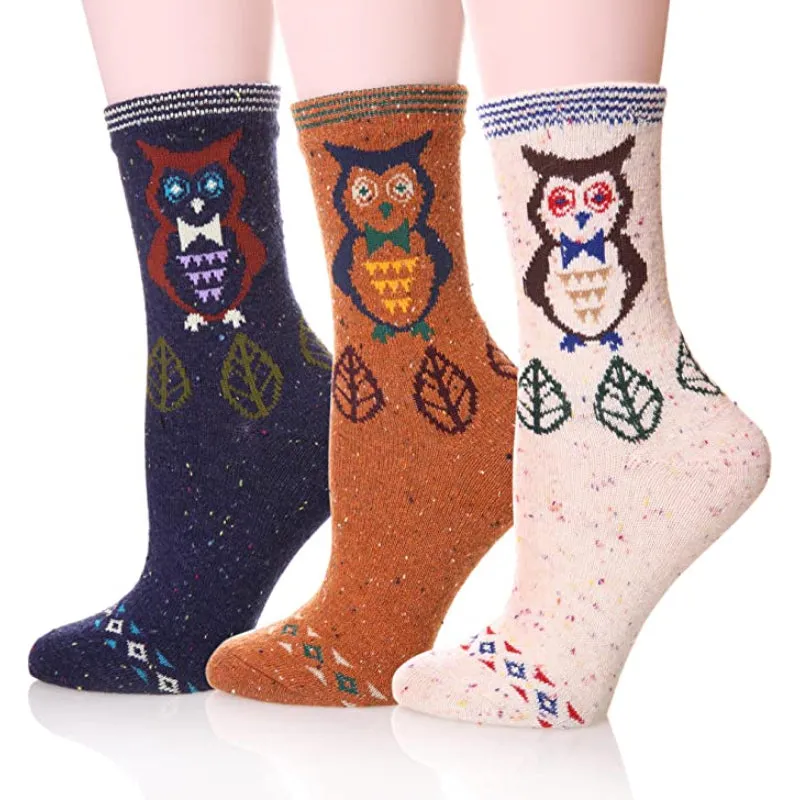 5-Pack Soft Wool Hiking Socks For Women