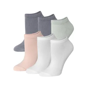 6pk Ladies Super Soft No Show Socks