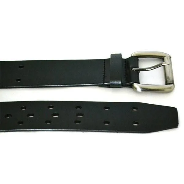 ABEL - Unisex Black Genuine Leather Belt