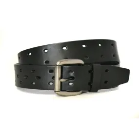 ABEL - Unisex Black Genuine Leather Belt