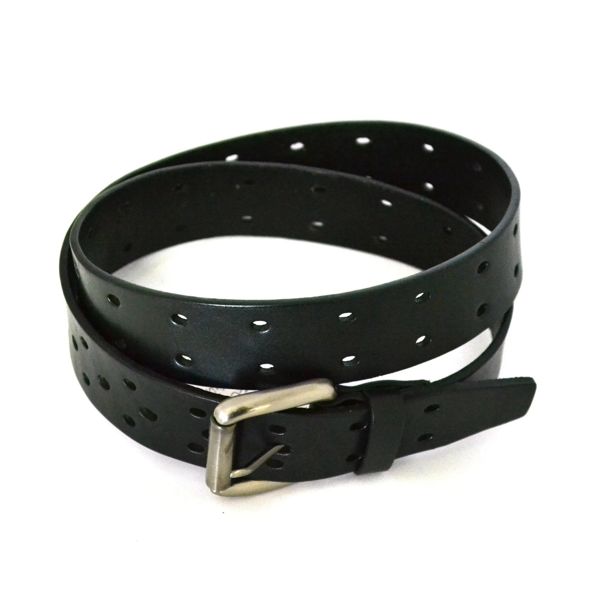 ABEL - Unisex Black Genuine Leather Belt