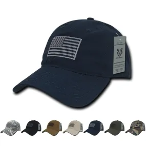 America USA Flag Ripstop Relaxed Hats - S73