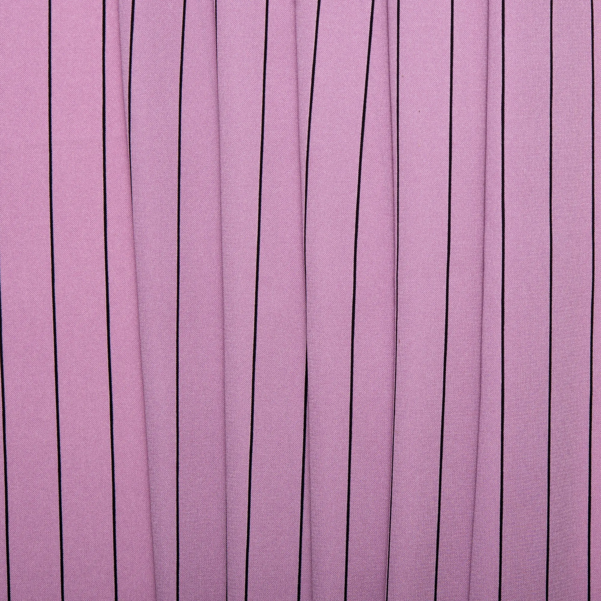 Assorted Polyester Print - Stripes - Purple