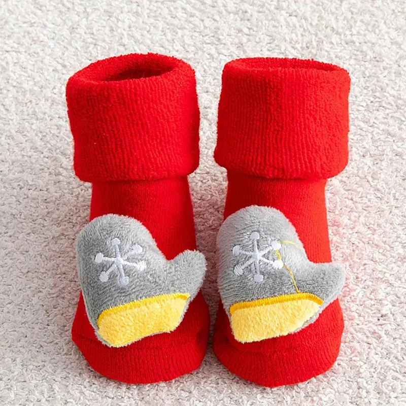 Baby Non-slip Printed Soft Christmas Socks