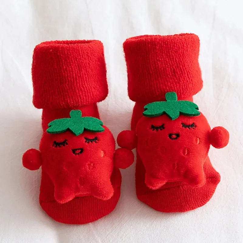 Baby Non-slip Printed Soft Christmas Socks