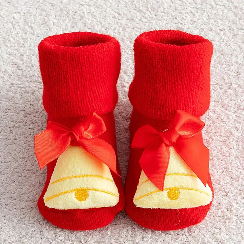 Baby Non-slip Printed Soft Christmas Socks