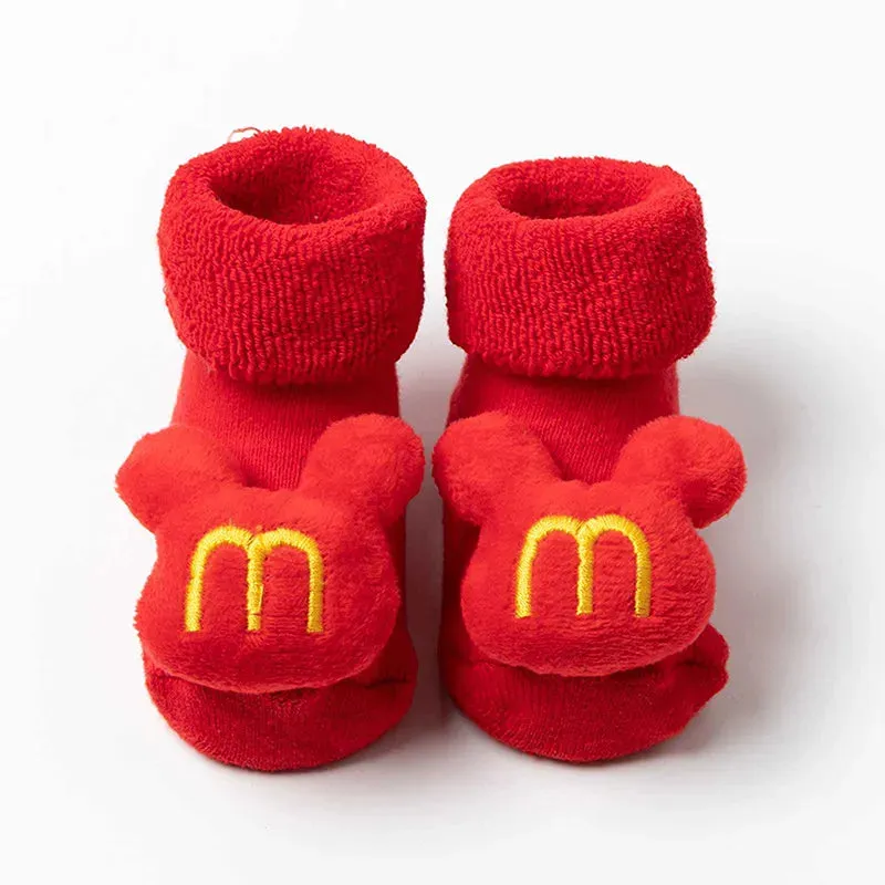 Baby Non-slip Printed Soft Christmas Socks