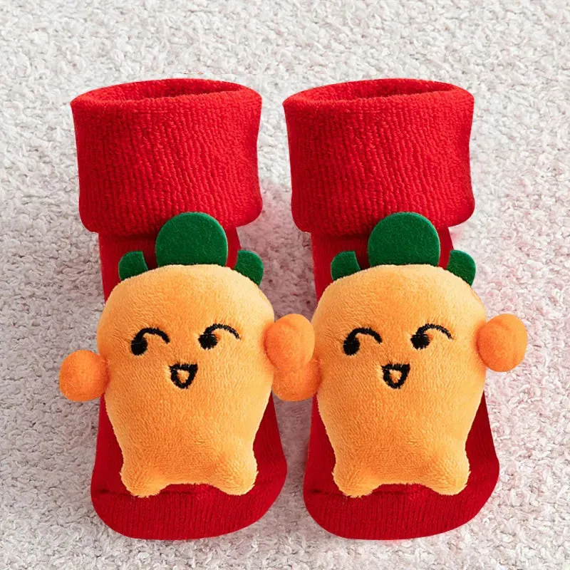 Baby Non-slip Printed Soft Christmas Socks