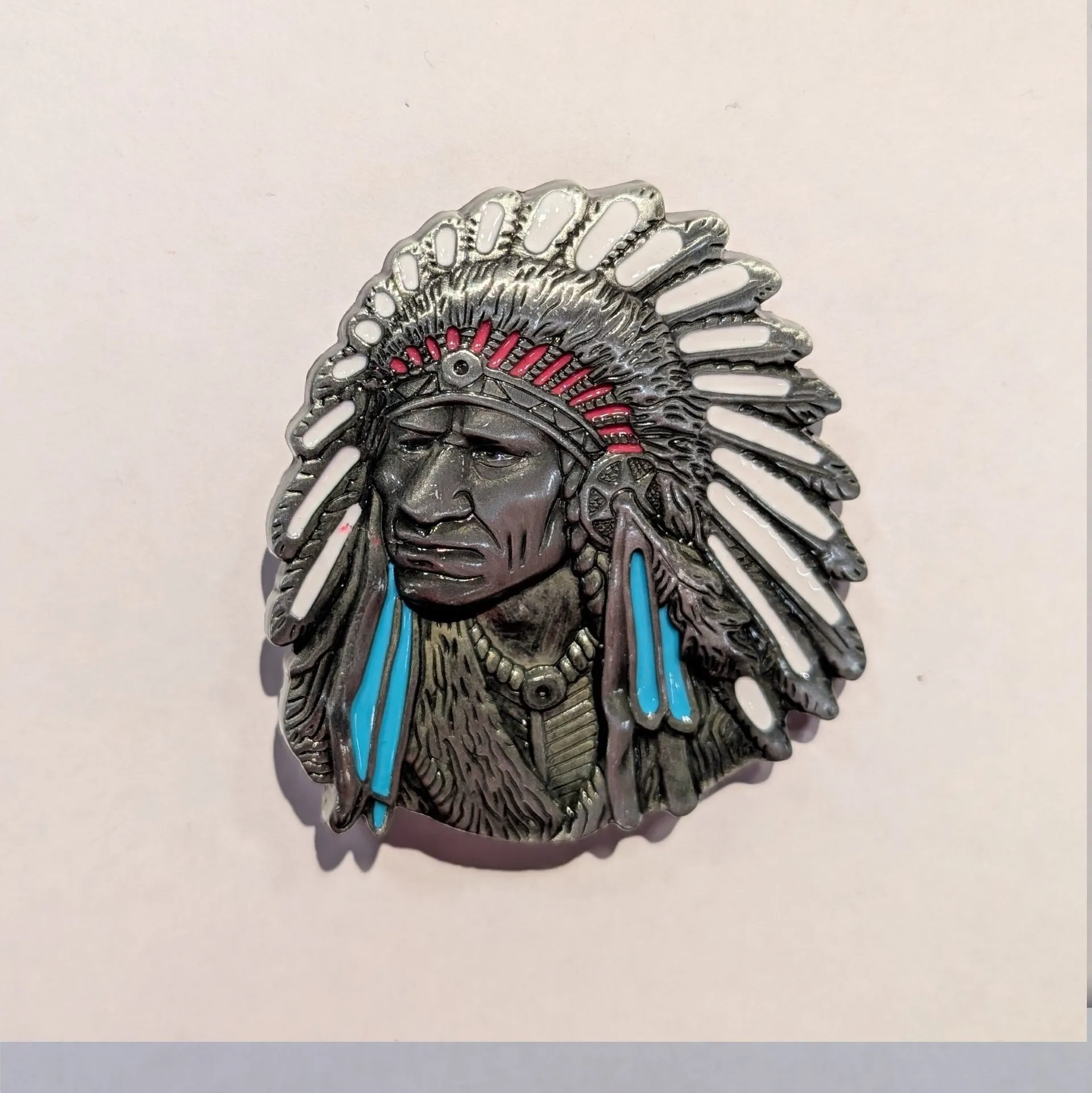 Belt Buckle - Indian Head