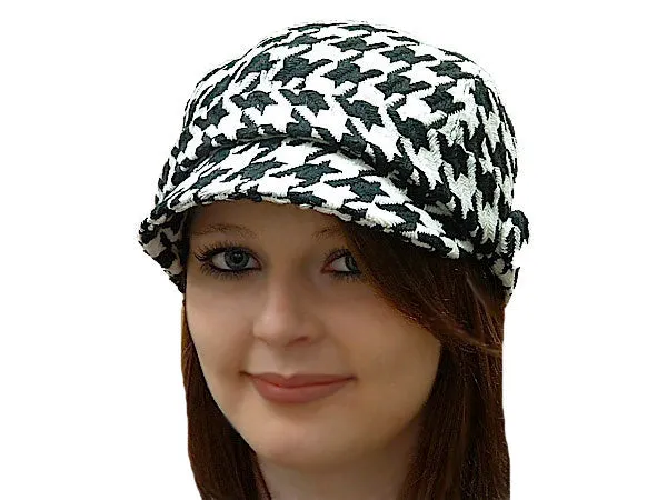 Black and White Check Cap