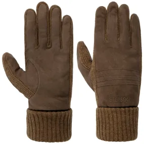 Bodalen Nubuck Leather Gloves by Stetson