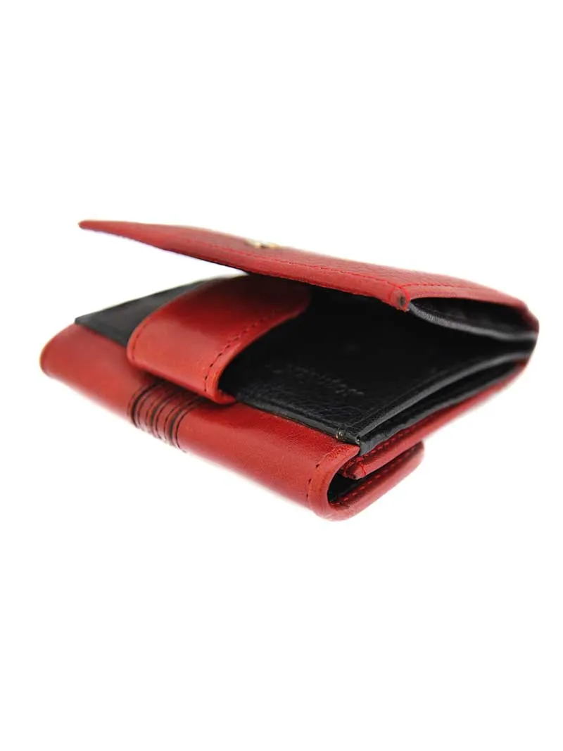 Brighton T10037 Highland Petite Leather Wallet Red - D