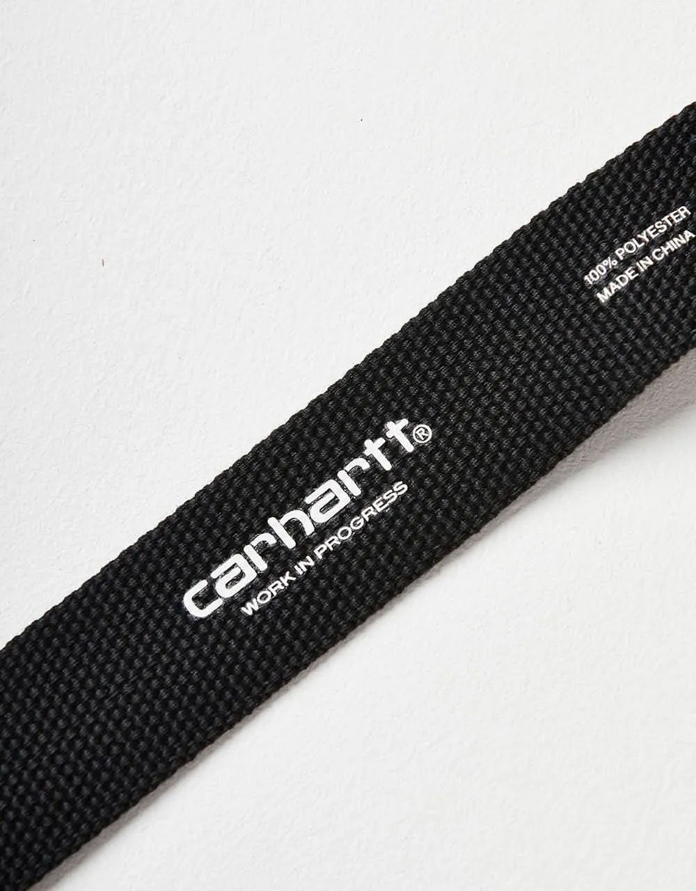 Carhartt WIP Chrome Clip Web Belt - Black