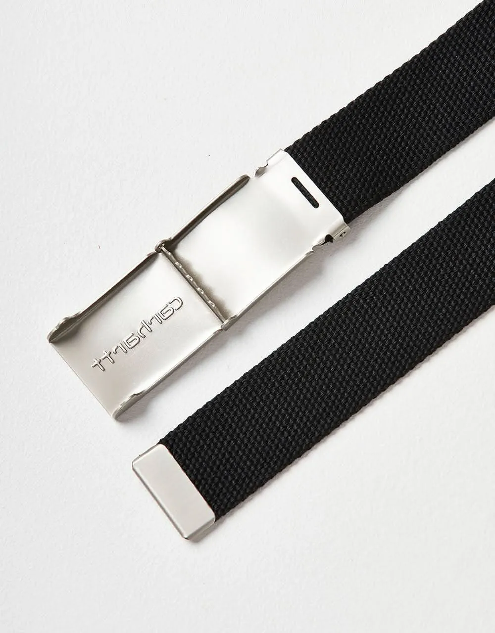 Carhartt WIP Chrome Clip Web Belt - Black