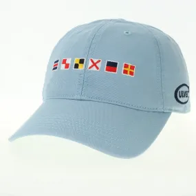 Code Flag Relaxed Twill Adjustable Hat - Light Blue