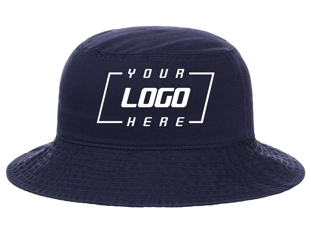 Crowns By Lids Swish Bucket Hat - Navy