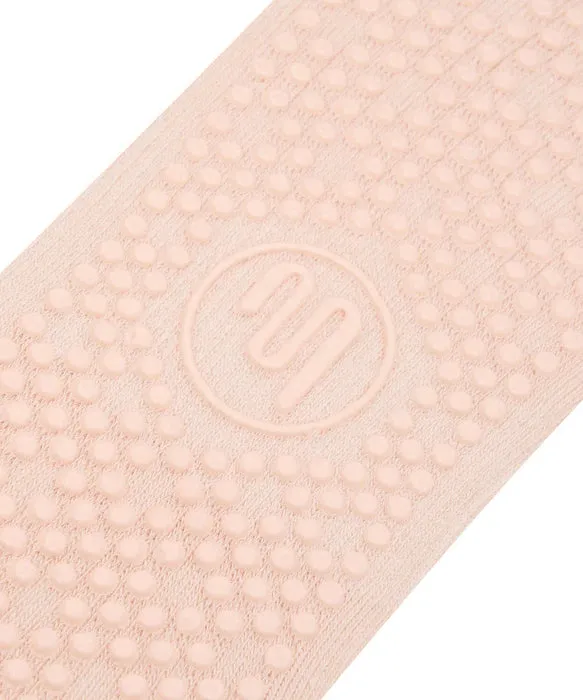 Custom Crew Grip non slip Sock soft pink