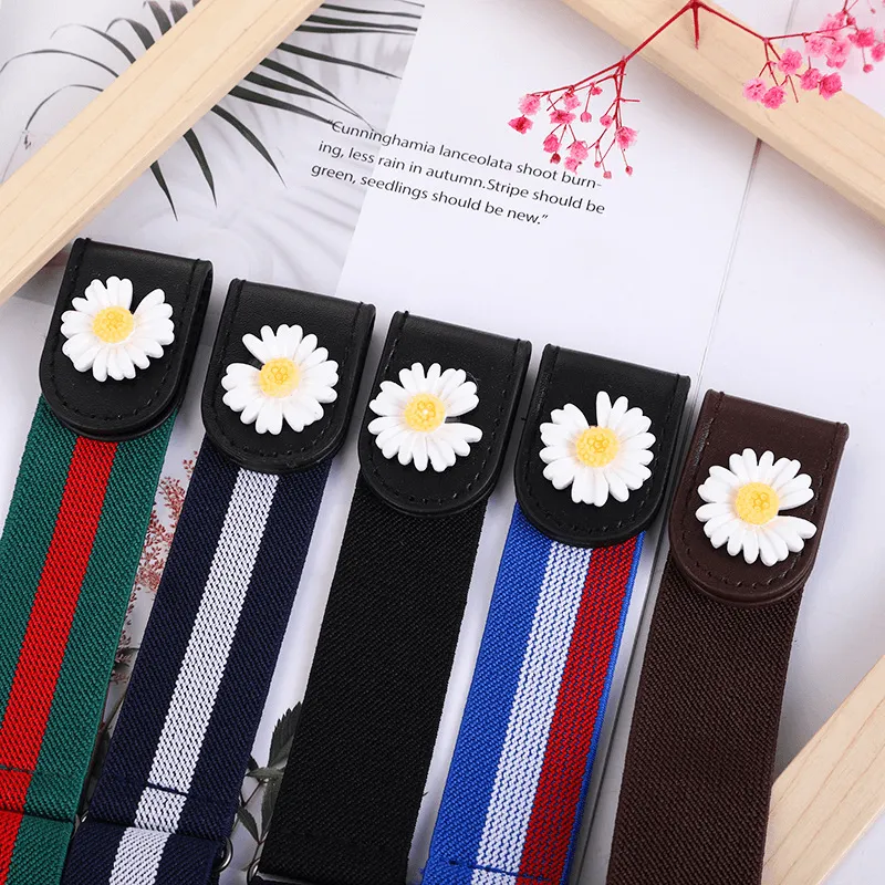 Daisy Buckle-free Elastic Waist Belts