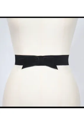 D'Amour Bow Belt (Black)