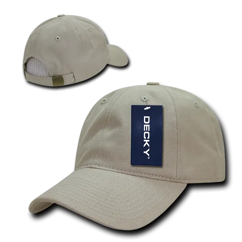 Decky 112 6 Panel Low Profile Relaxed Brushed Cotton Dad Hat - CASE Pricing