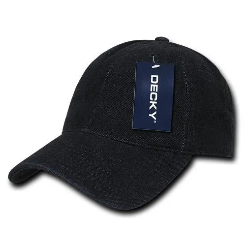 Decky 235 - 6 Panel Low Profile Relaxed Denim Cap - CASE Pricing