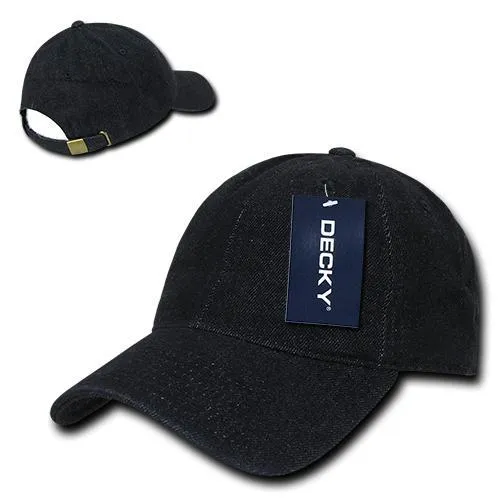 Decky 235 - 6 Panel Low Profile Relaxed Denim Cap - CASE Pricing