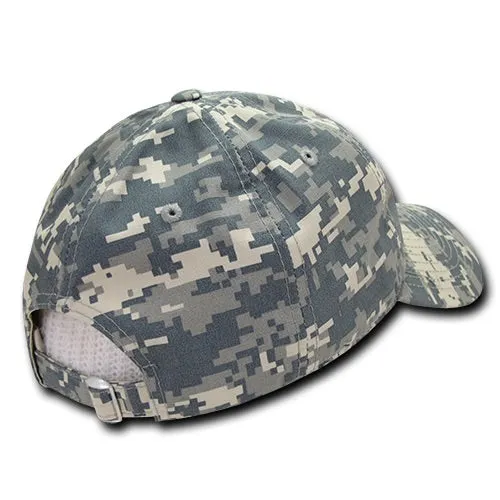 Decky 239 - 6 Panel Low Profile Relaxed Ripstop Dad Hat - CASE Pricing