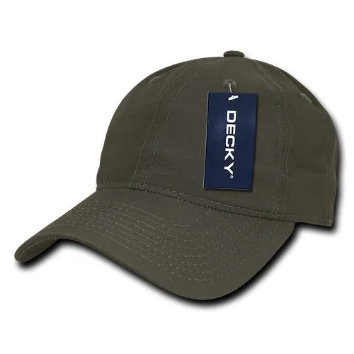 Decky 239 - 6 Panel Low Profile Relaxed Ripstop Dad Hat - CASE Pricing