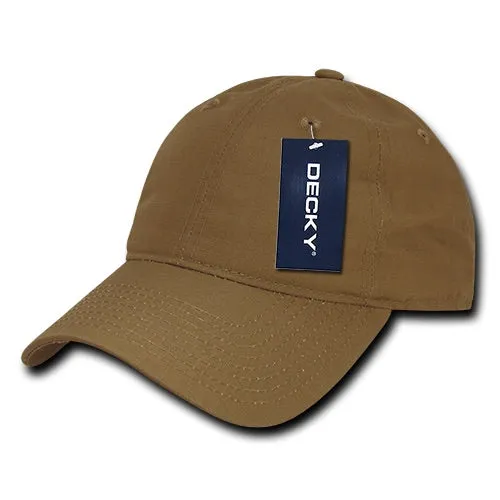 Decky 239 - 6 Panel Low Profile Relaxed Ripstop Dad Hat - CASE Pricing