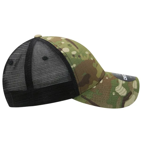 Decky 6305 - Multicam Relaxed L/C Trucker Cap, MultiCam Camo Trucker Hat