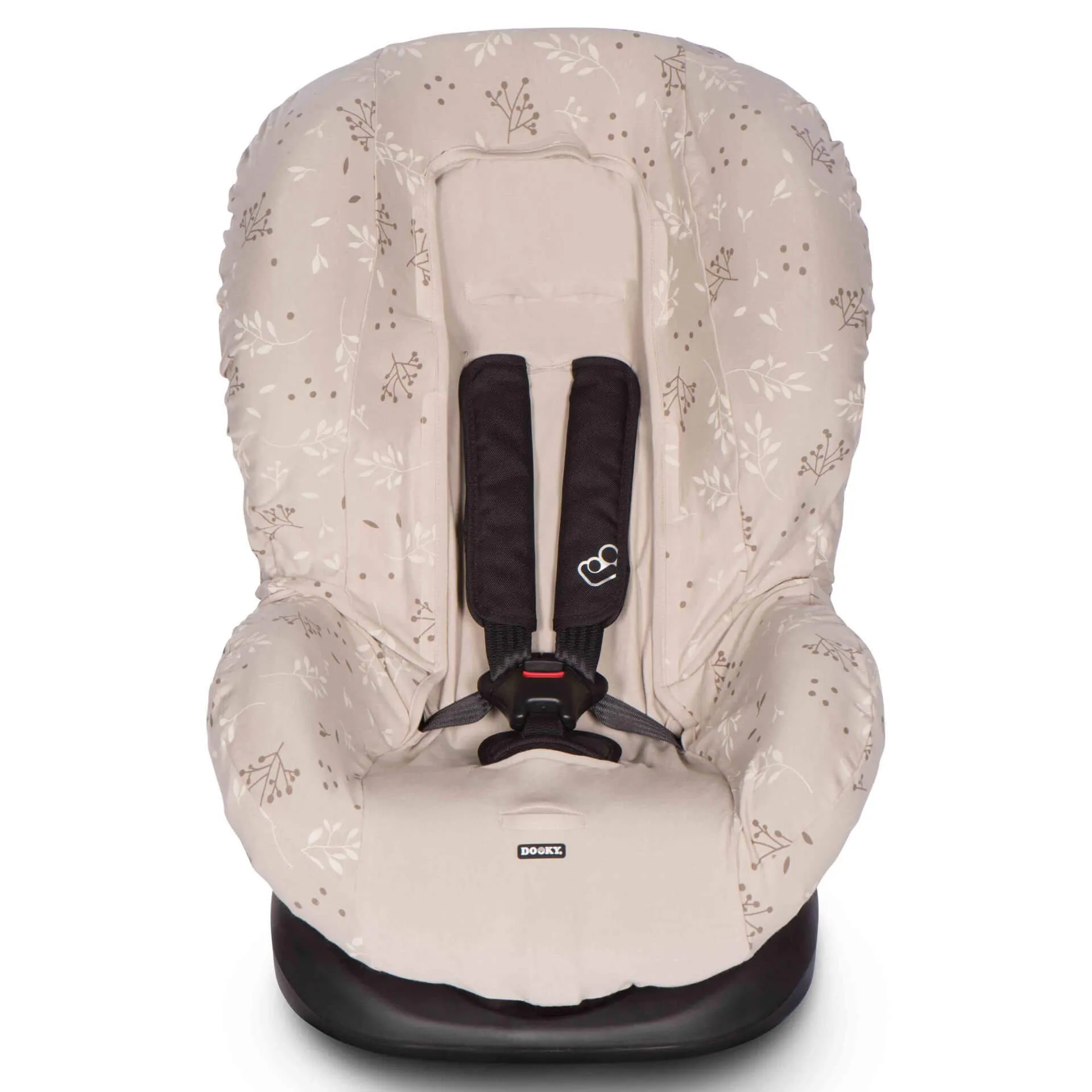 Dooky Seat Cover 1  (Romantic Leaves Beige)