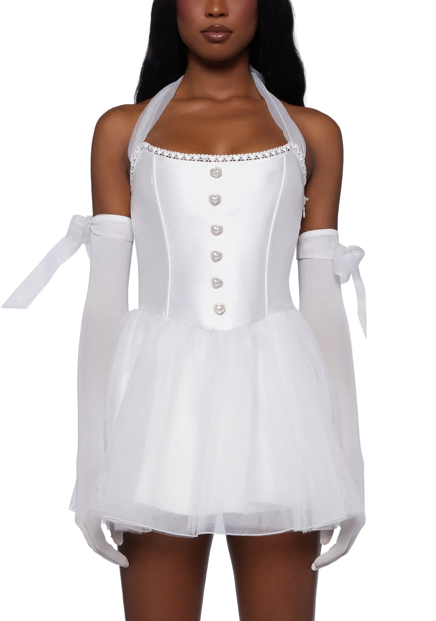 Dream Of You Mini Dress- White