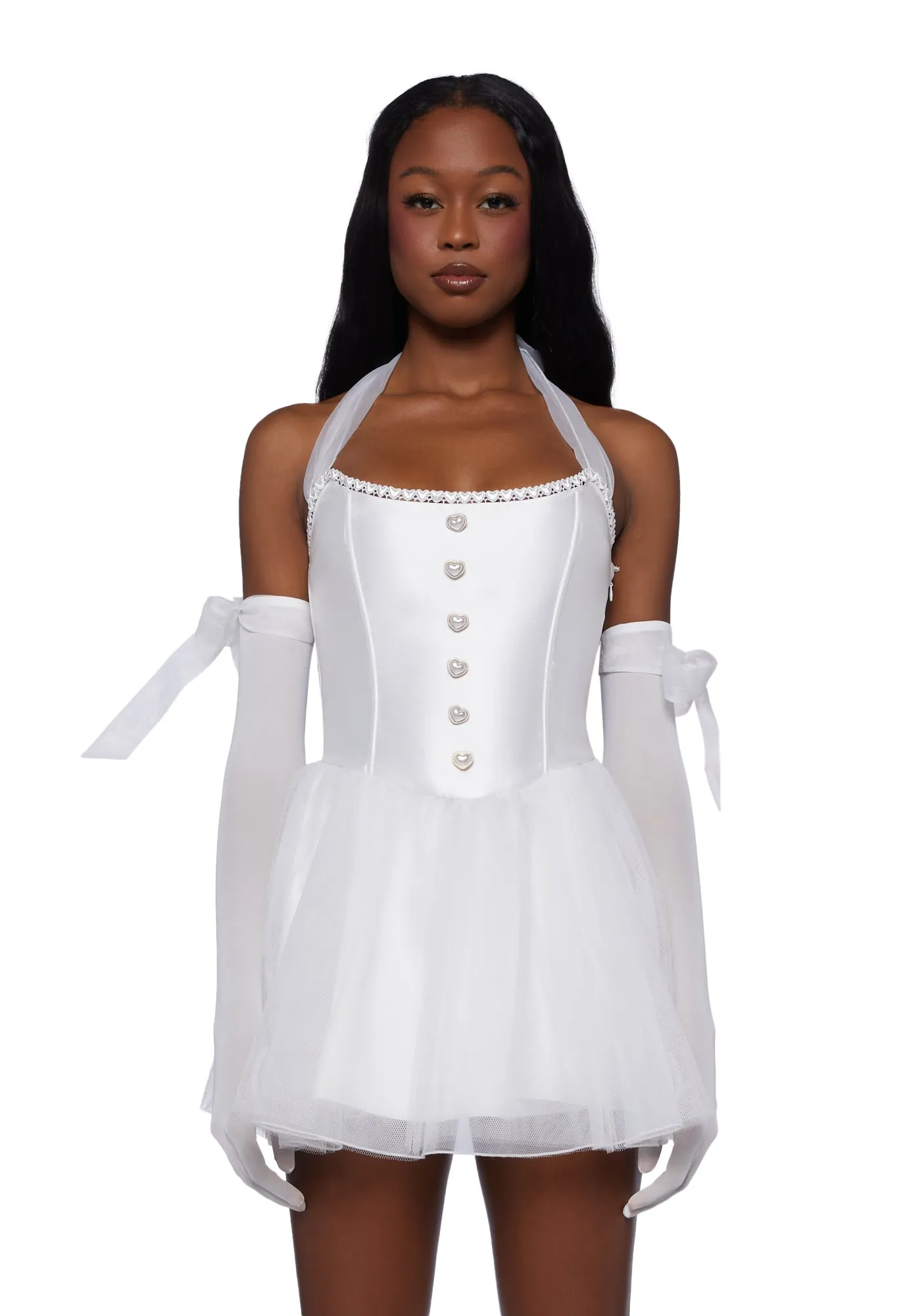 Dream Of You Mini Dress- White