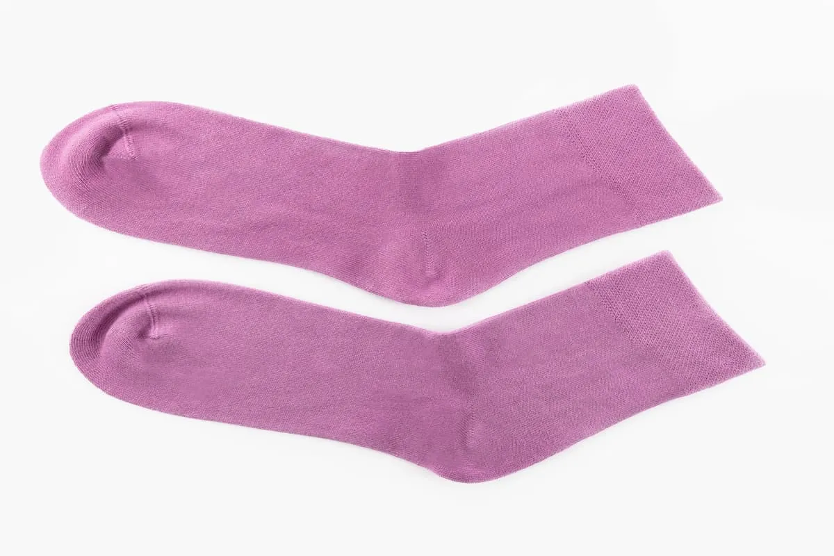 Dusky Pink Ankle Length Bamboo Socks