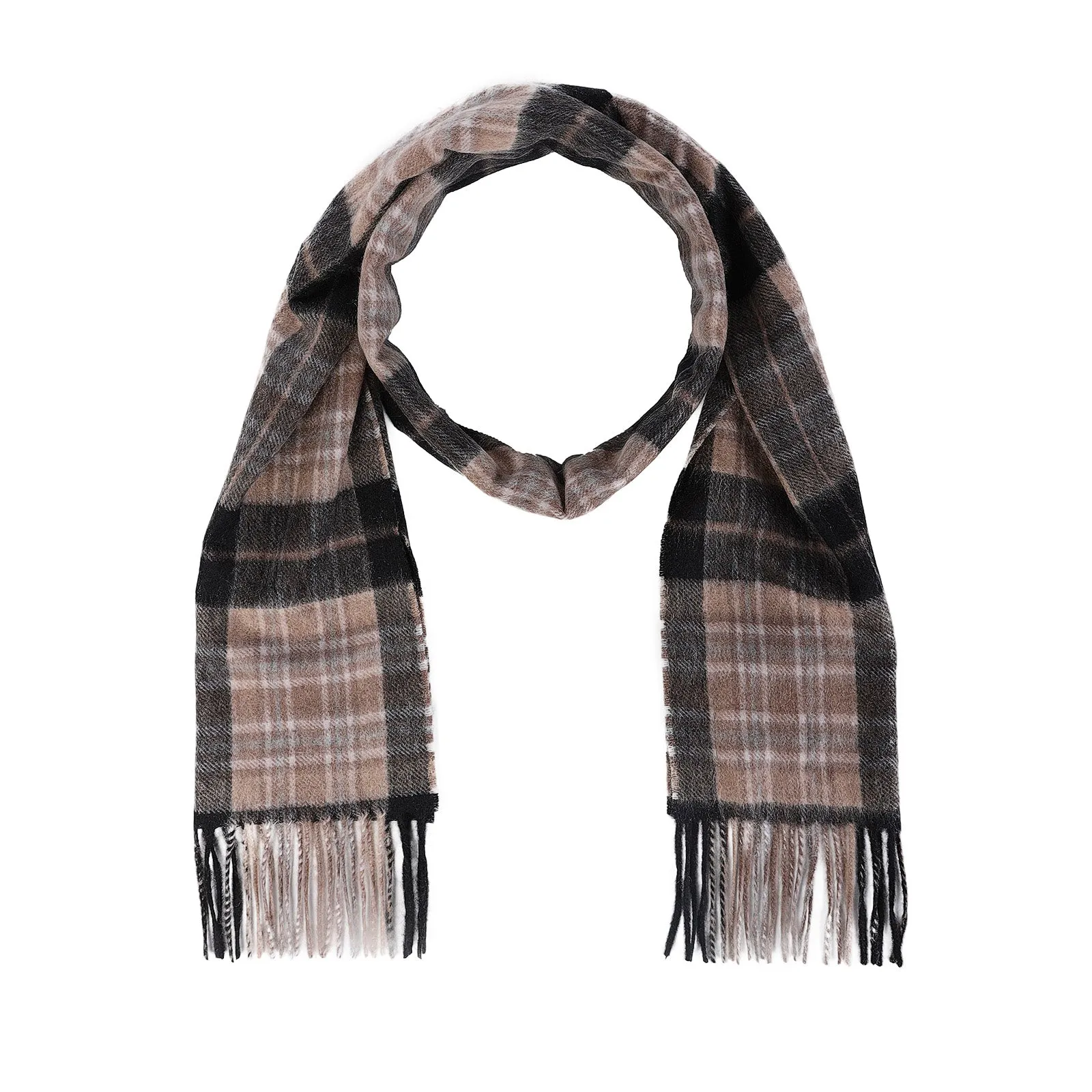 Edinburgh Cashmere Scarf Mackellar Black