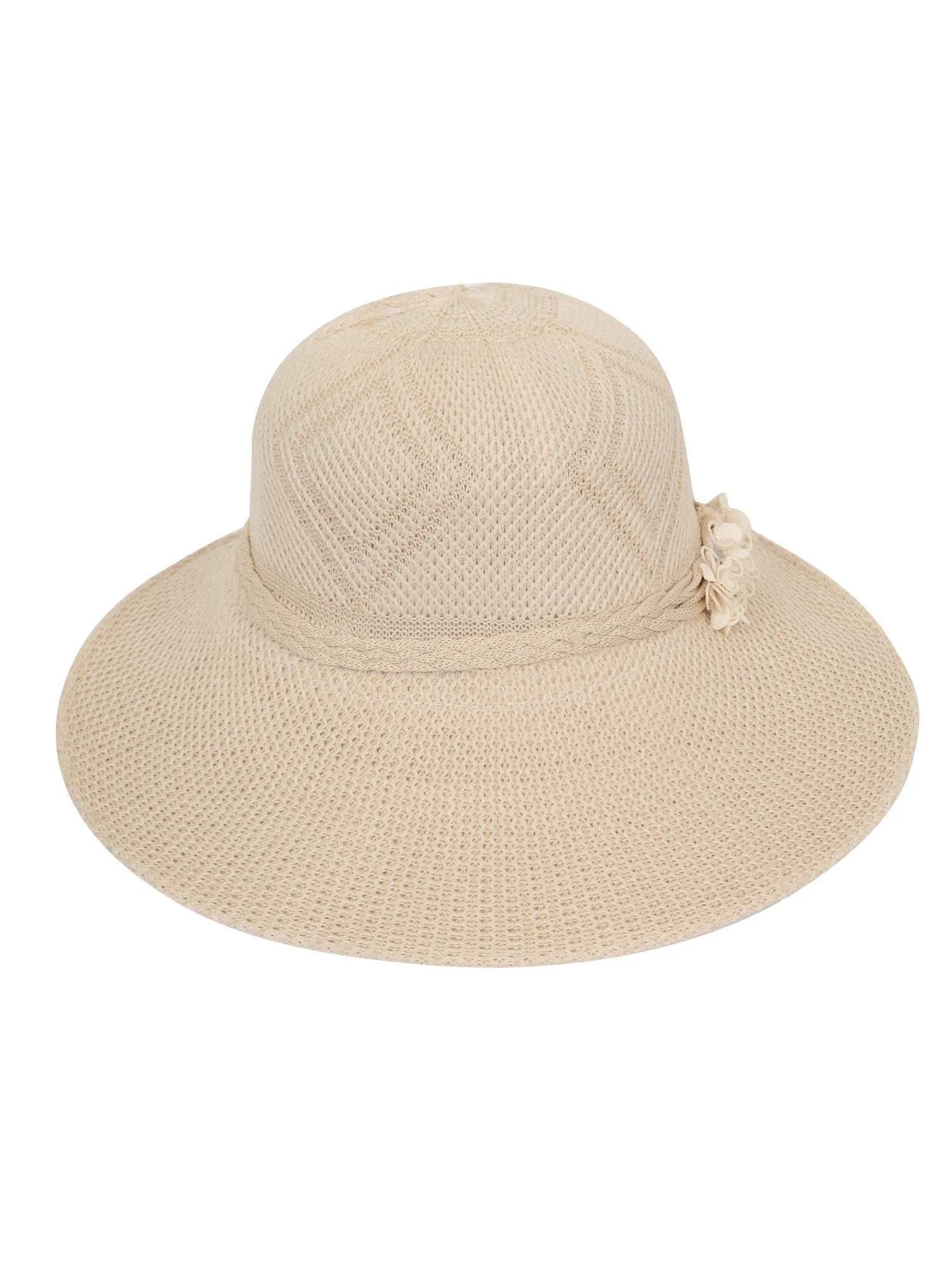 FabSeasons Long Brim Beach and Sun Hat / caps for Women & Girls