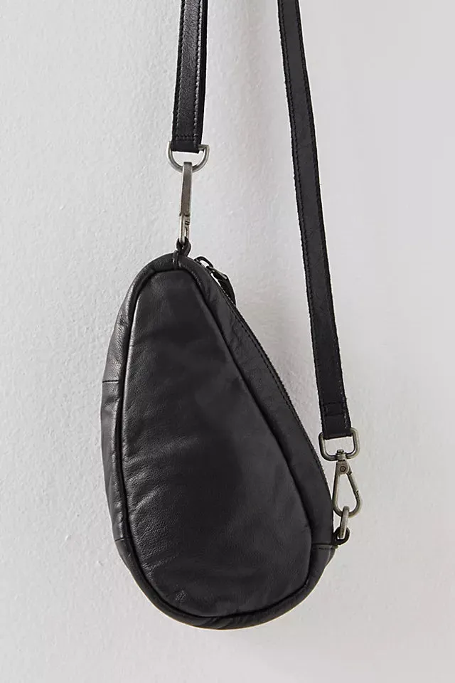 FREE PEOPLE COFFEE DATE MINI CROSSBODY BLACK