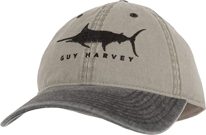 Guy Harvey SKETCHY EMBROIDERED GRAPHIC RELAXED HAT