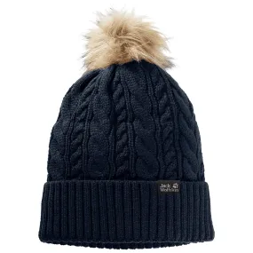 Jack Wolfskin Narita Pompom Hat Midnight Blue