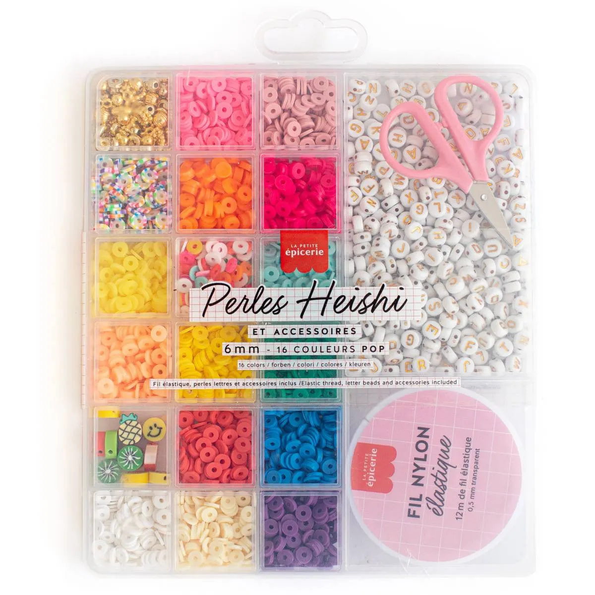 Jewellery Kit - 6mm Heishi Beads - Pop