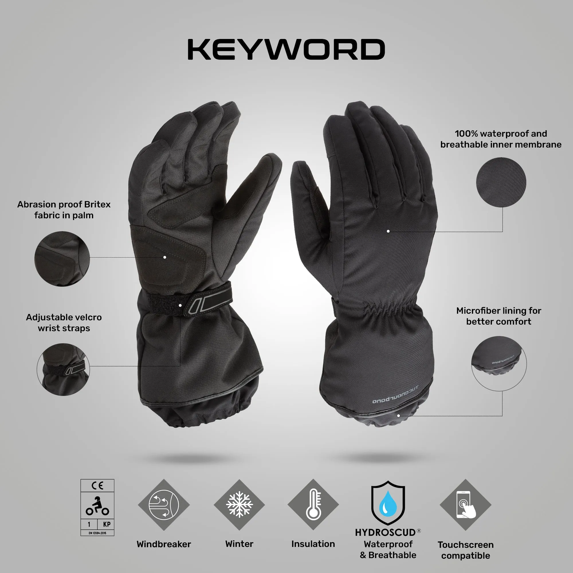 KEYWORD HYDROSCUD® GLOVES