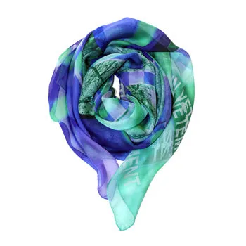 < Limited Edition > Silk Chiffon Scarf "Ceci n'est pas un vetement"