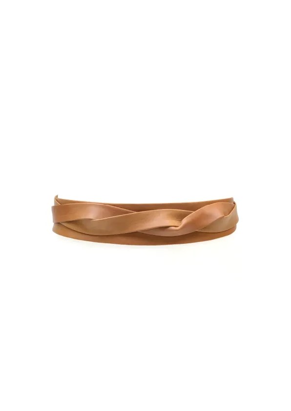 Midi Wrap Belt - Tan