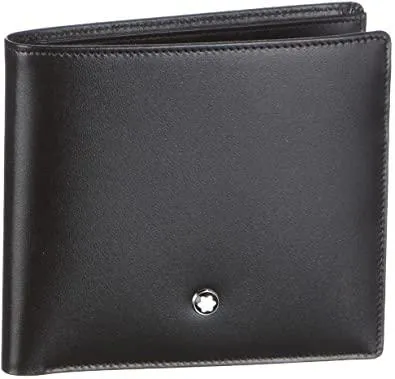 Mont Blanc Black Leather Wallet