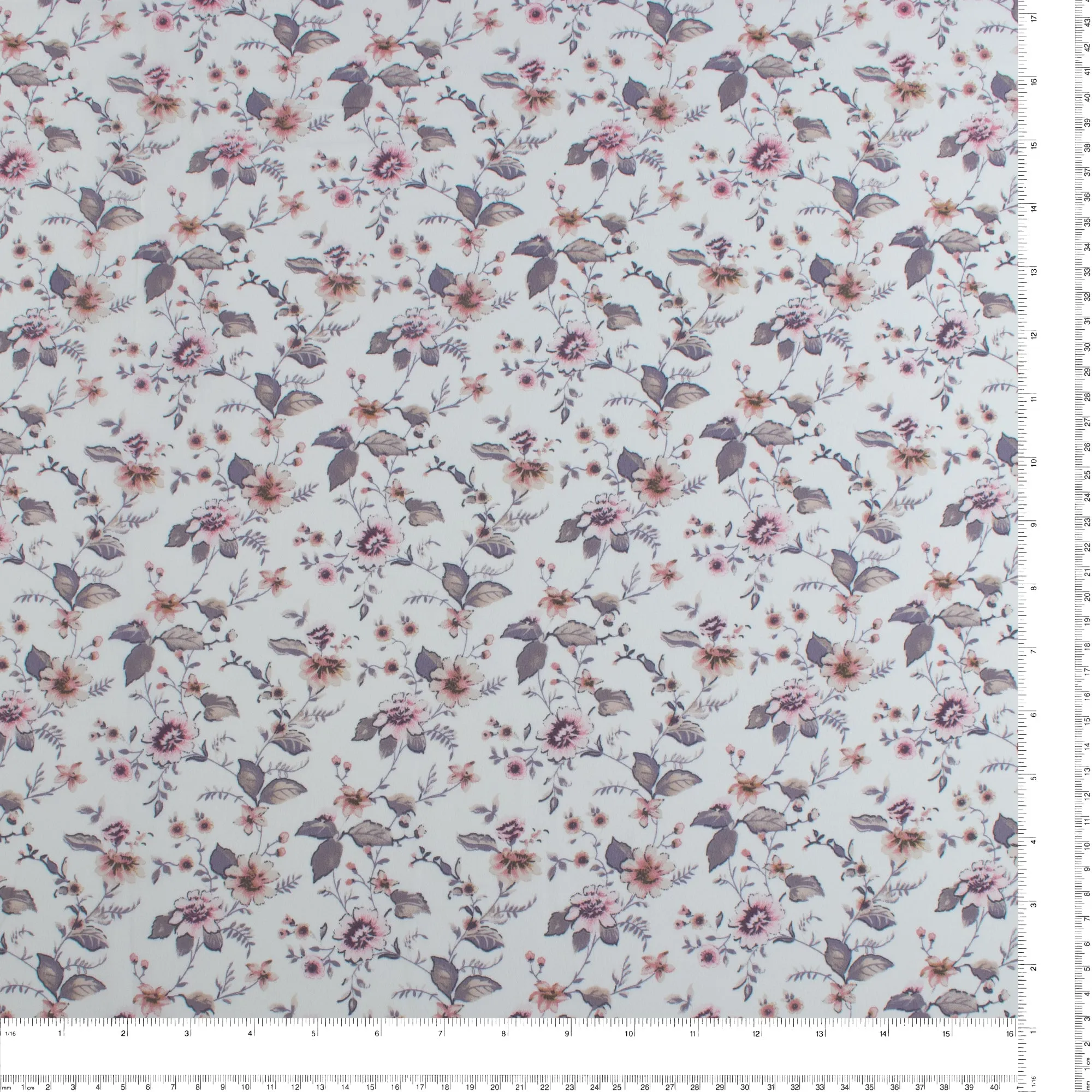 Novelty Polyester Print - 381 - White