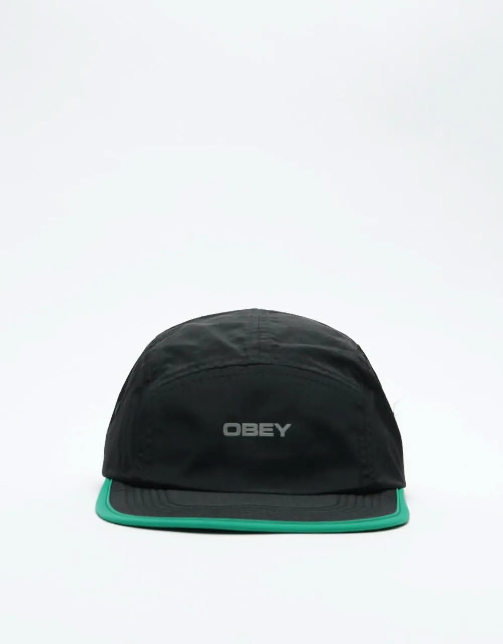 Obey Upperground 5 Panel Cap - Black/Multi